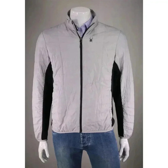 Spyder Rebel Insulator Light Gray Performance Jacket 510304 Men's Medium - Picture 2 of 11